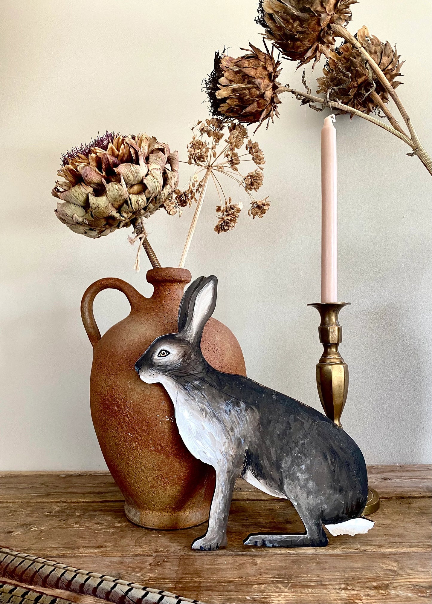 Hand painted Hare