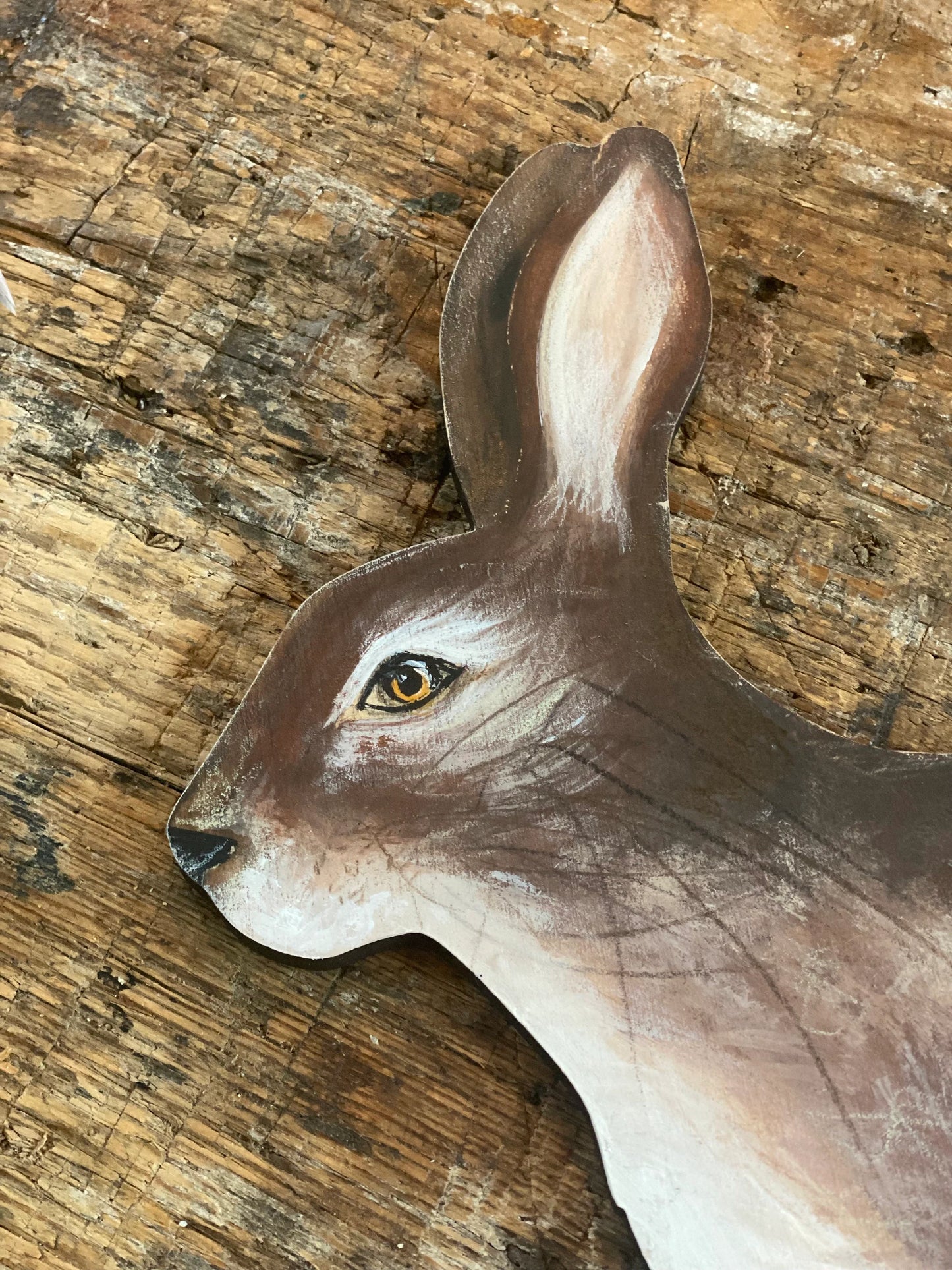 Hand painted Hare
