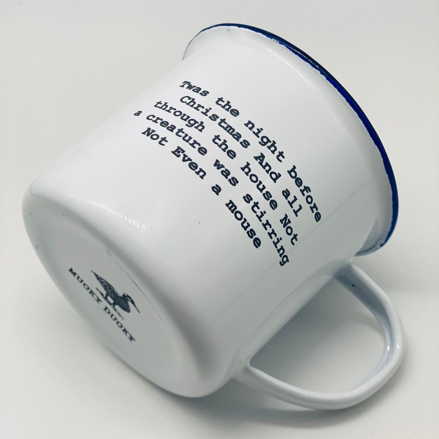 Twas the night before Christmas enamel mug gift