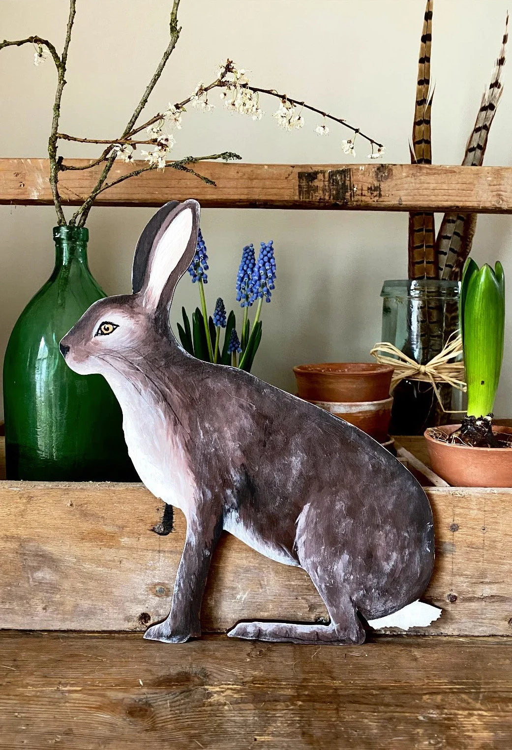 Hand painted Hare